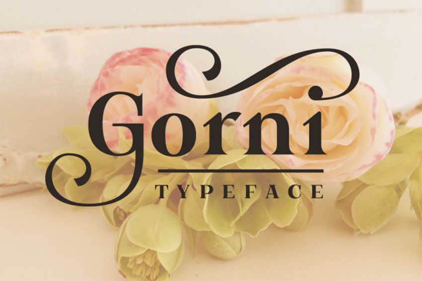 Free Tattoo Font - Gorni